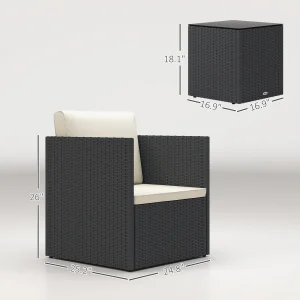 3 Piece Patio Furniture Set - Thumbnail Image 2