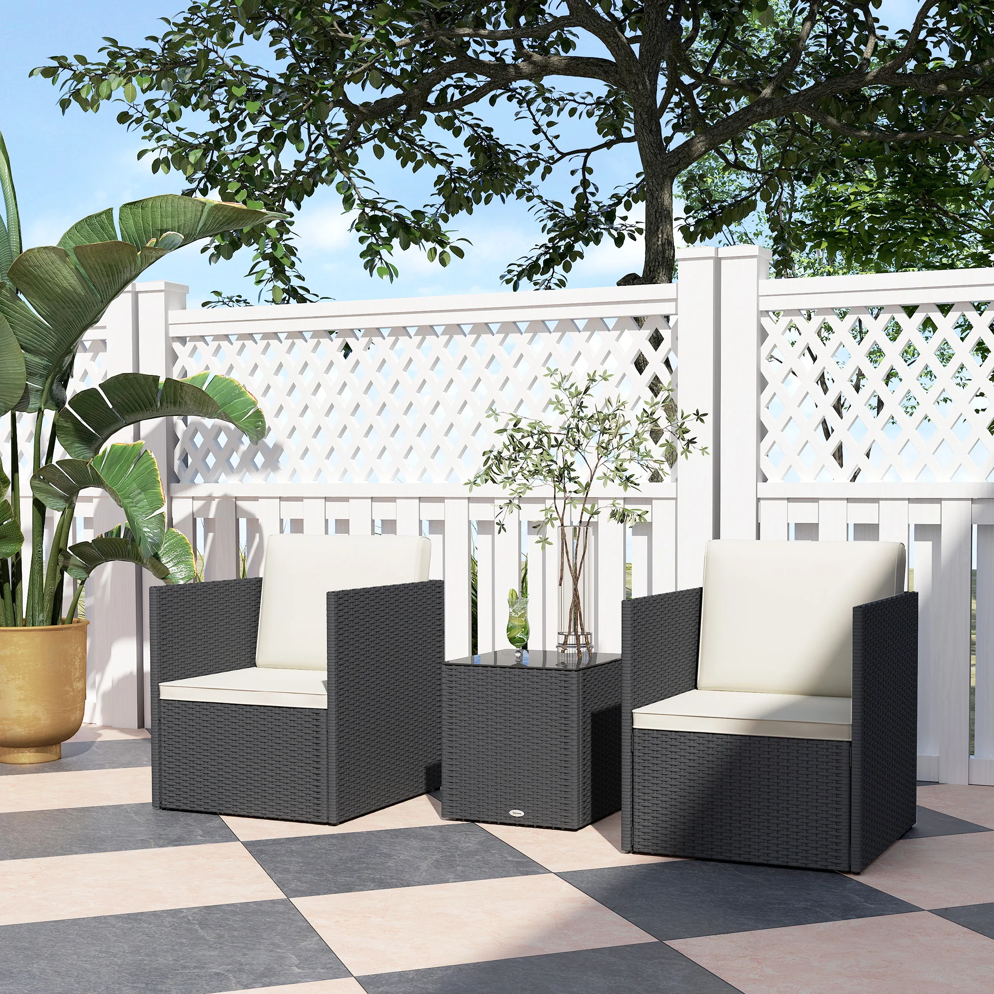 3 Piece Patio Furniture Set - Image 1