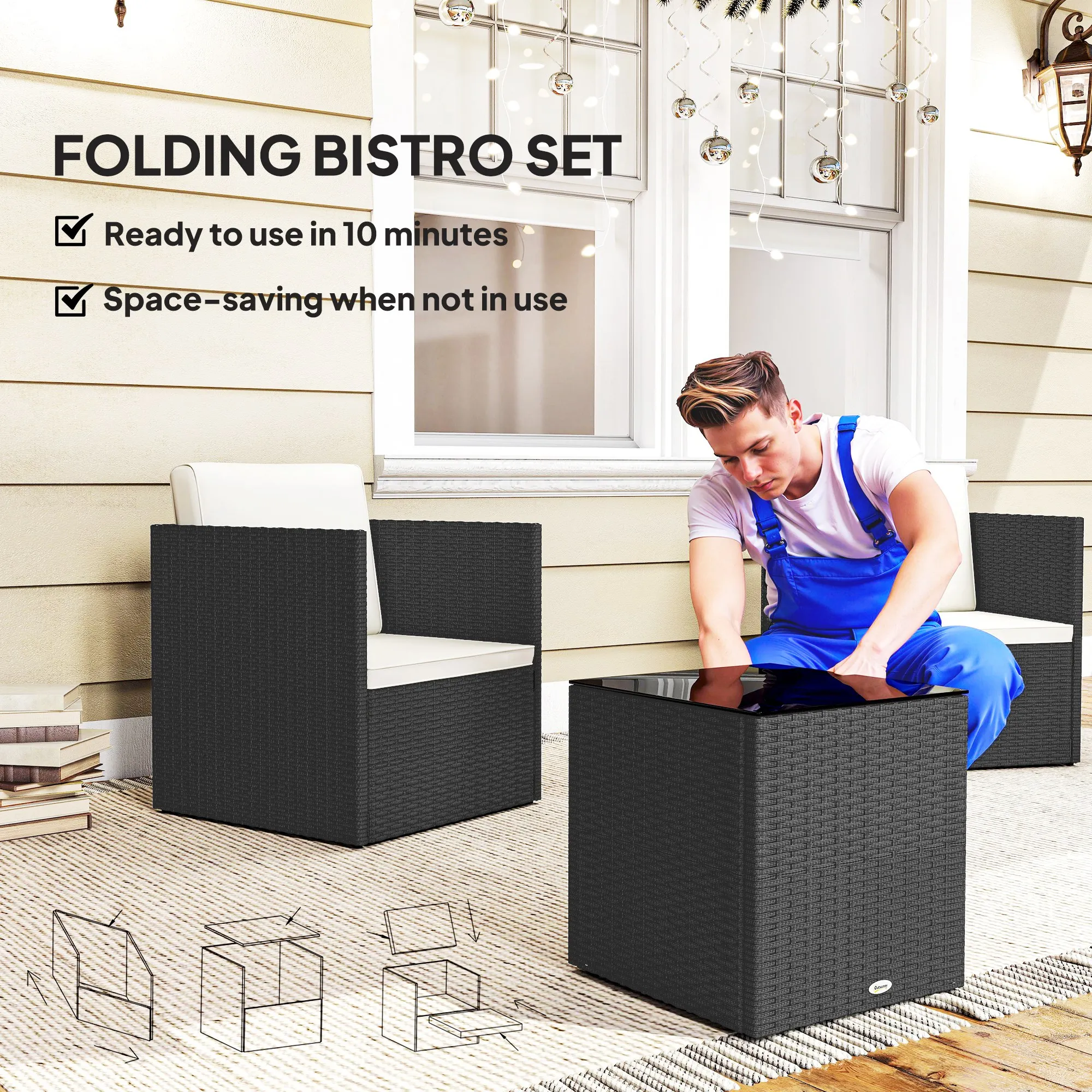 3 Piece Patio Furniture Set - Image 3