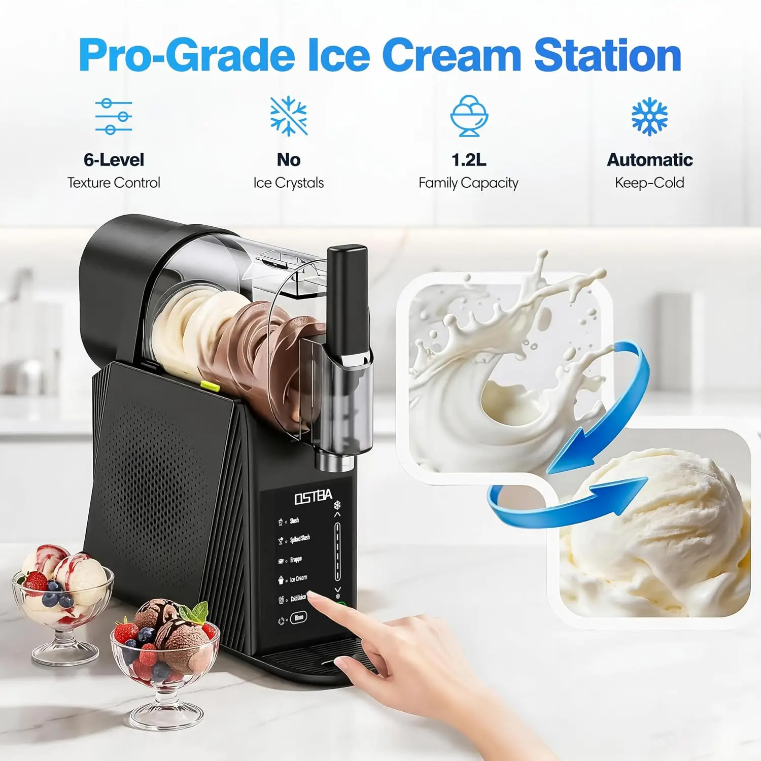 88oz Soft Serve Ice Cream Machine - Image 3