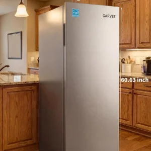 11 Cu.Ft Refrigerator Upright Fridge Freezer - Thumbnail Image 3