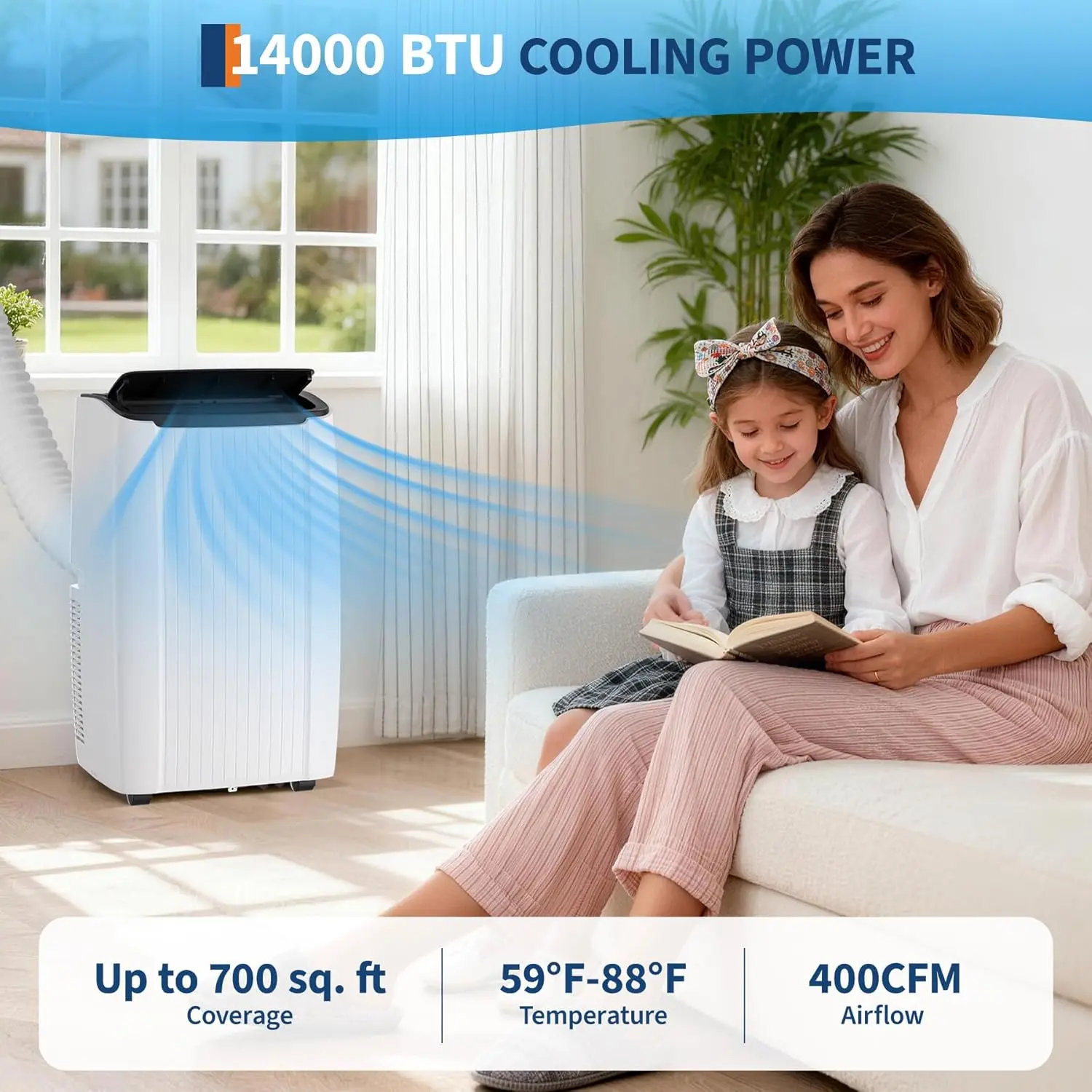 12000/14000 BTU Portable Air Conditioner - Image 2