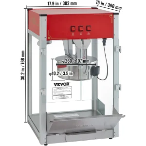 8/12Oz Electric Popcorn Maker Commercial - Thumbnail Image 3