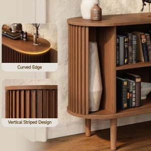 55" Sideboard Cabinet Buffet Storage - Thumbnail Image 2