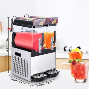 4L-15L Per Tank Commercial Slushy Machine - Thumbnail Image 2