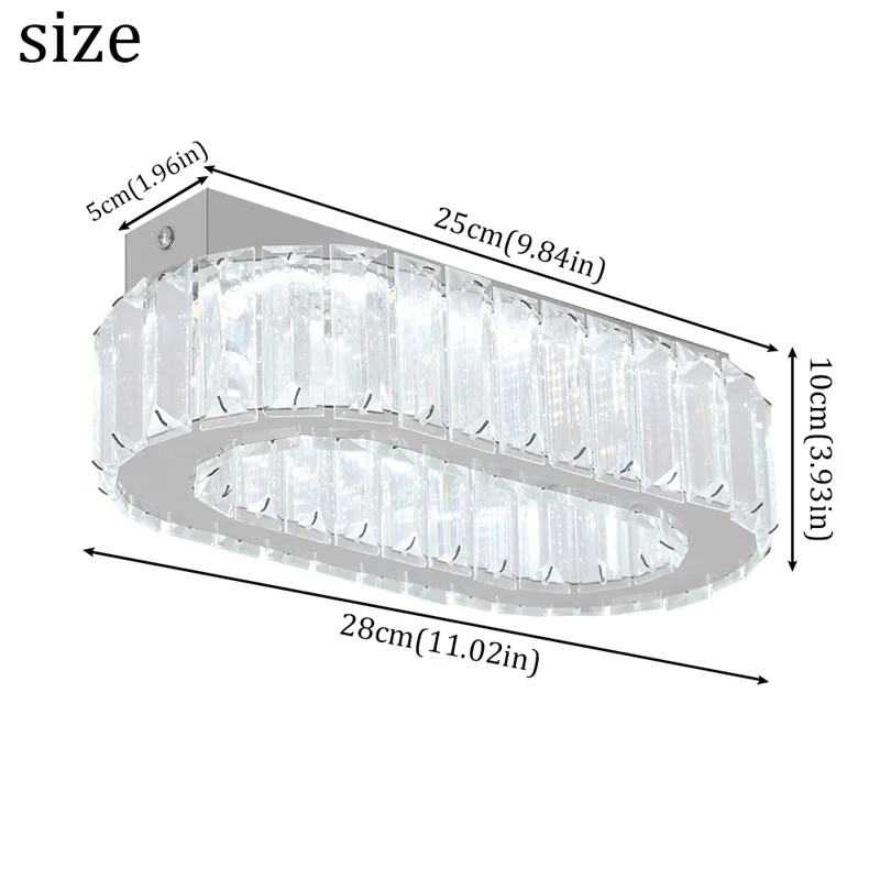 Crystal Oval Ring Chandelier Luxury Interior Decoration - Image 5