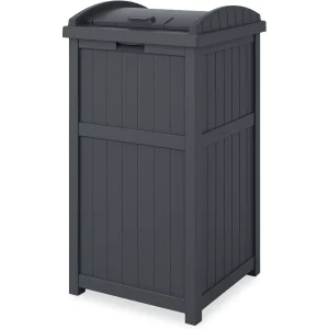 30 Gallon Outdoor Trash Hideaway Resin