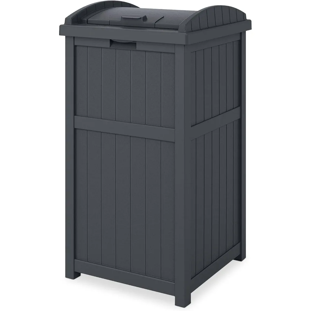 30 Gallon Outdoor Trash Hideaway Resin - Image 1