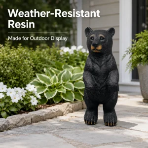 Standing Black Bear Statue - Thumbnail Image 3