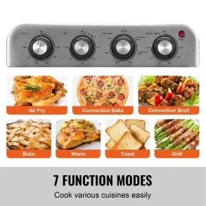 18L 1700W Air Fryer Toaster Oven - Thumbnail Image 3