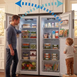 11 Cu.Ft Refrigerator Upright Fridge Freezer