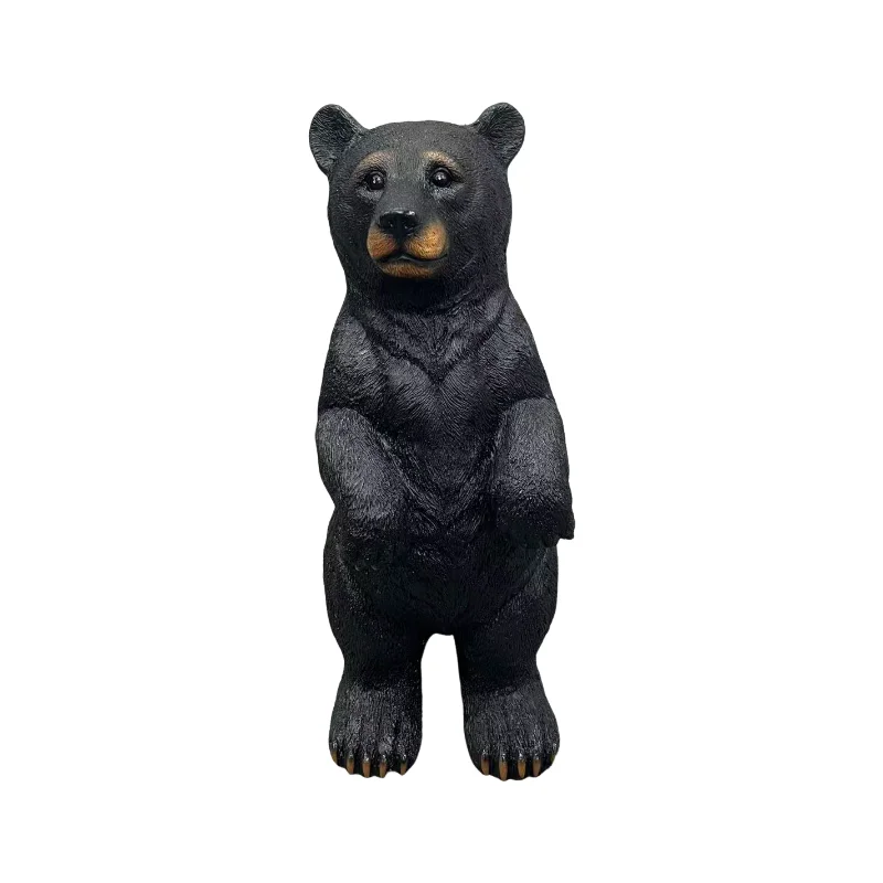 Standing Black Bear Statue - Image 1