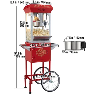 8/12Oz Electric Popcorn Maker Commercial - Thumbnail Image 2